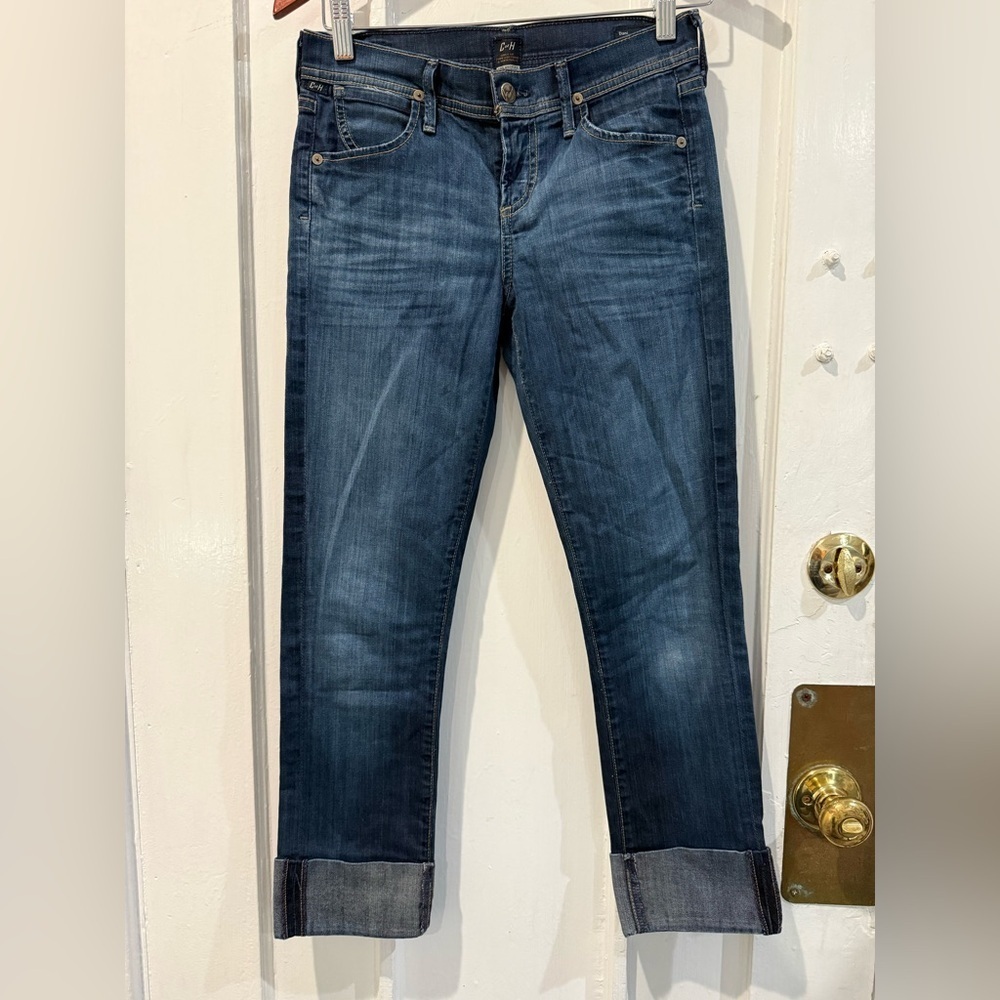 Citizens Of Humanity Dark Blue Ankle Jeans